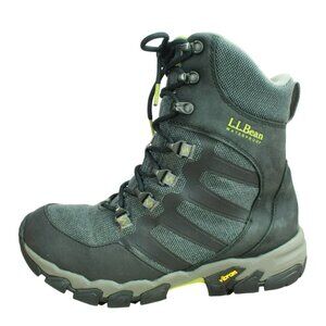 LL Bean Weather Challenger Multicolor Leather Insulated Winter Boots Size 9 M